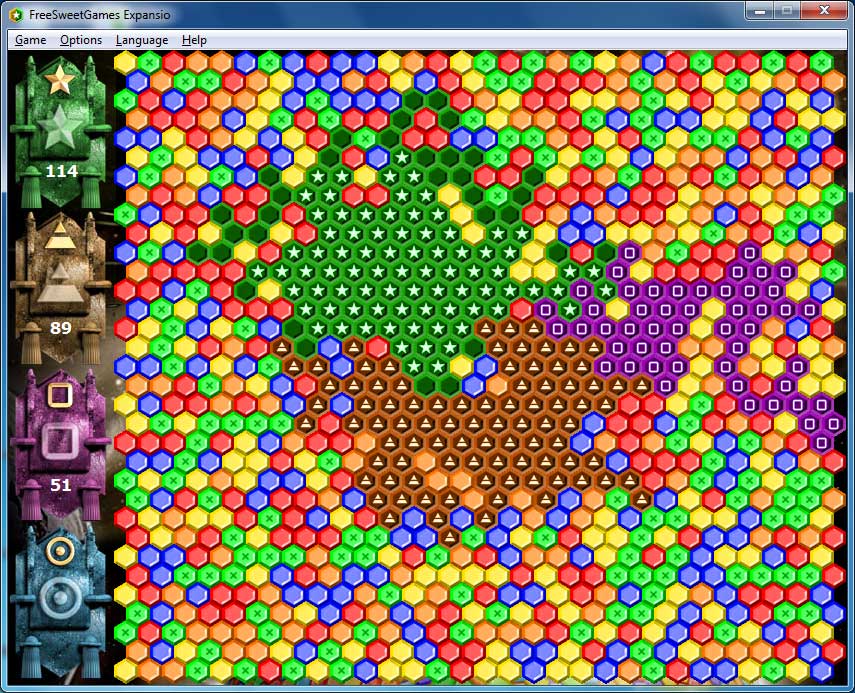 Скриншот логической игры Экспансия