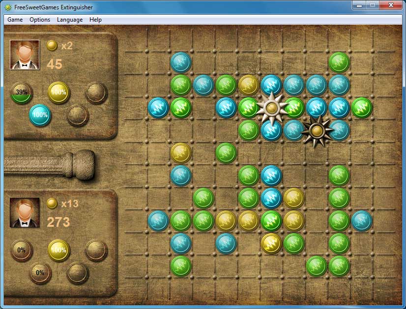 Скриншот логической игры Гаситель