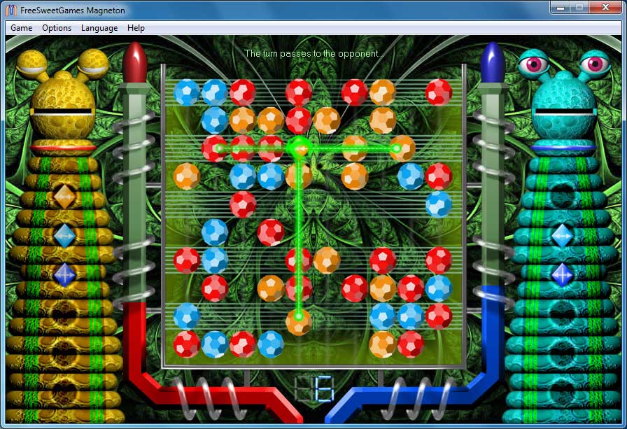 Скриншот логической игры Магнетон